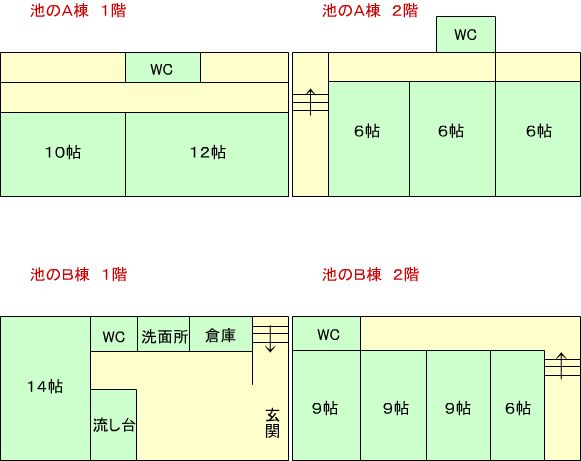 民宿 ロッヂ 八戒荘　館内マップ1　画像